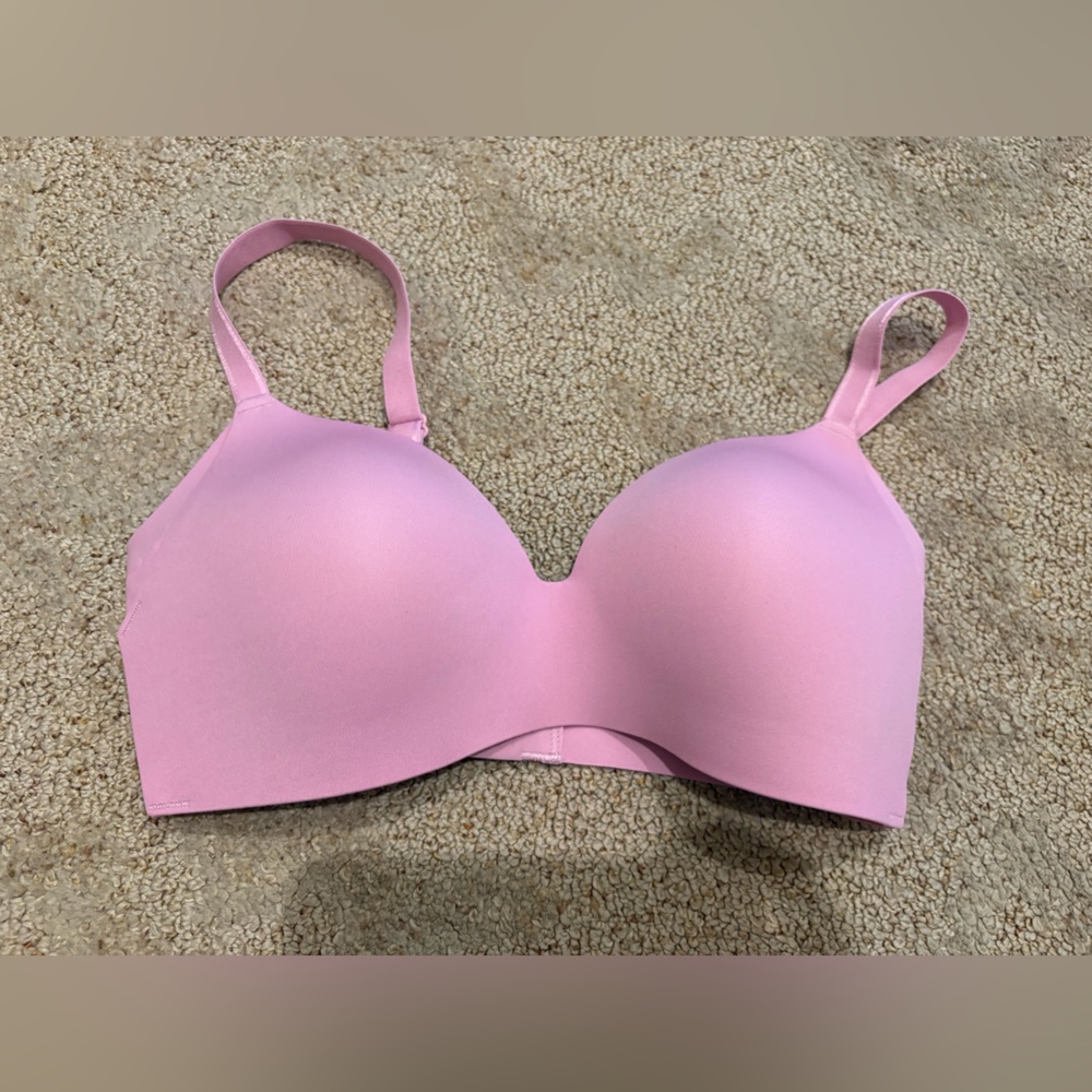 *NEW* Knix Wing Woman Contour Bra. 32C. Pink Lemonade